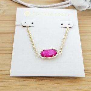 Authentic Kendra Scott Elaina Pink Stone Adjustable Bracelet